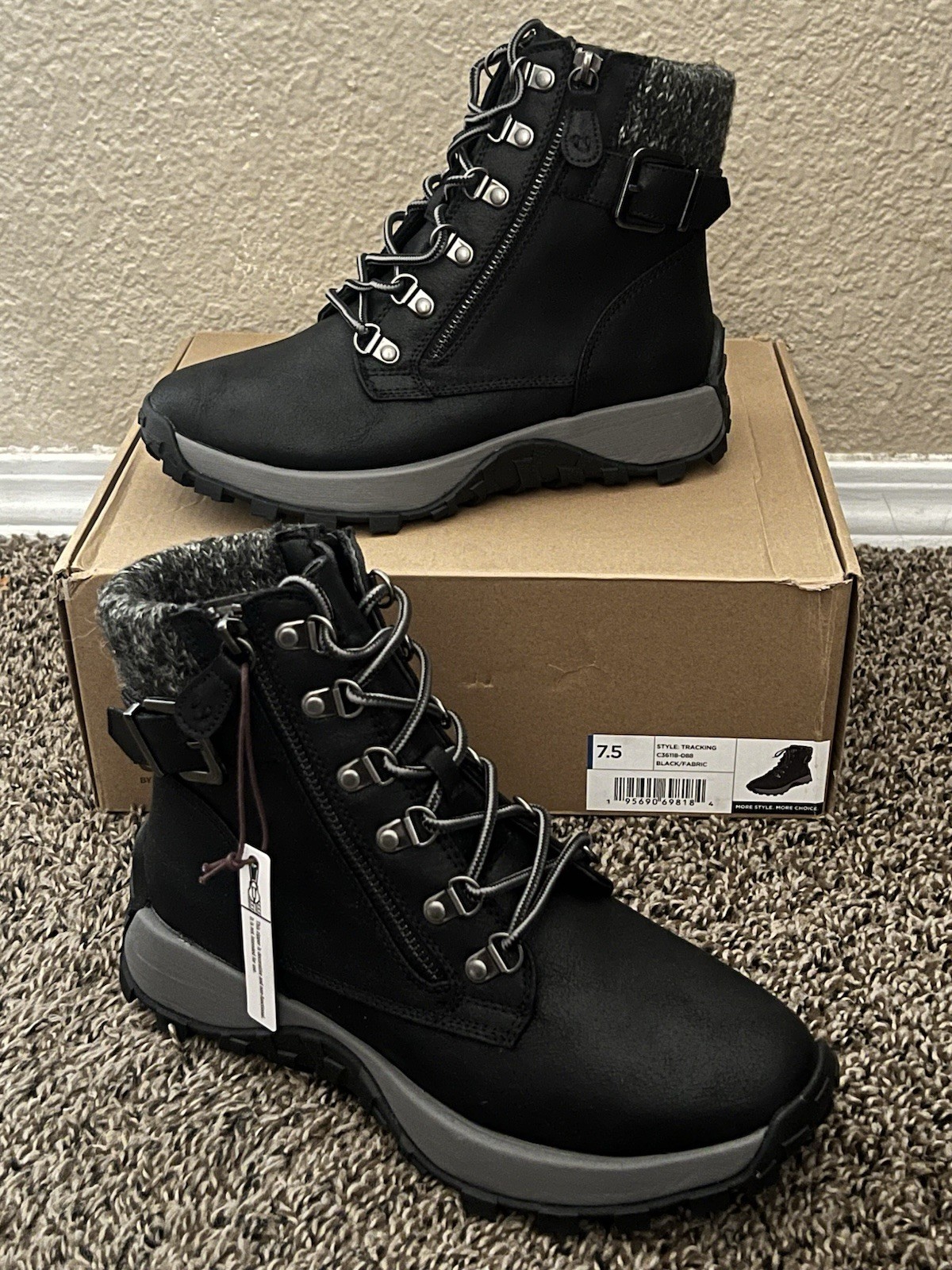 Cliffs By White Mountain Women’s Tracking Style Hiking Winter Boots Size 7.5