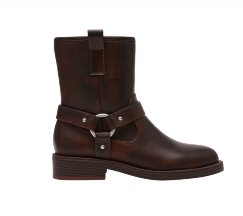 N.W.T DV by Dolce Vita Women’s Brown Moto Mid-Calf Boots W/Zip Closure Size 9