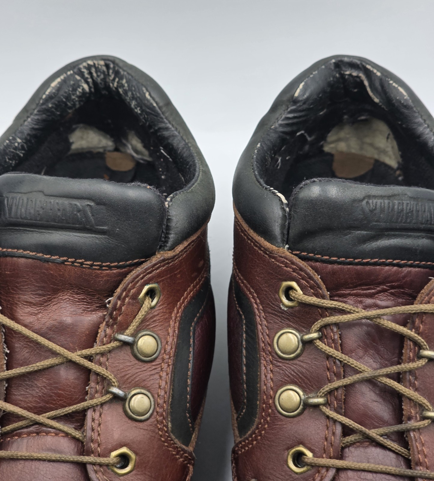STREETCARS Women’s Leather Lace-Up Brown Ankle Boots Shoes Size 10.5