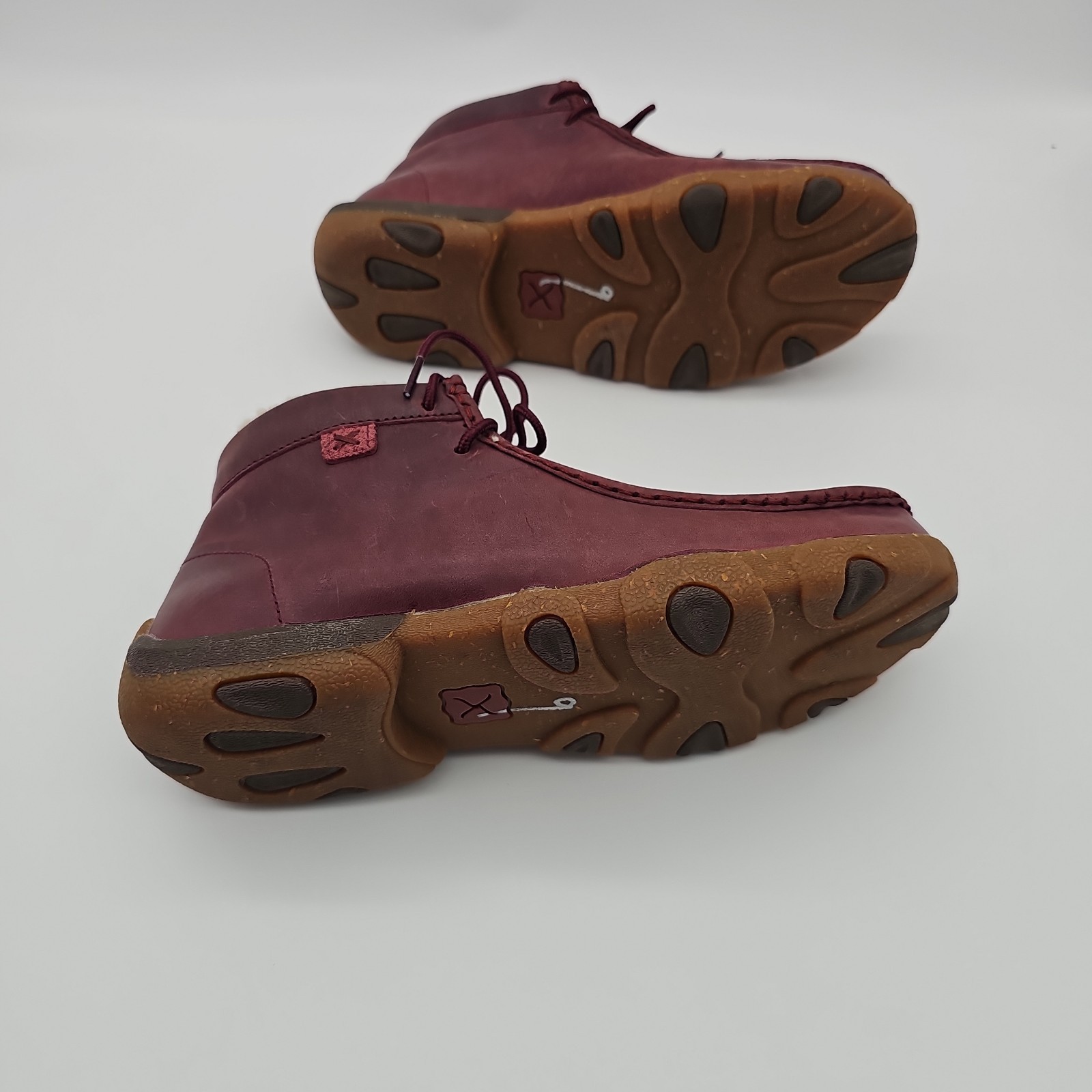 Twisted X Casual Shoes Womens Leather Chukka 7.5-8 M Rhubarb Blended 85 Booties