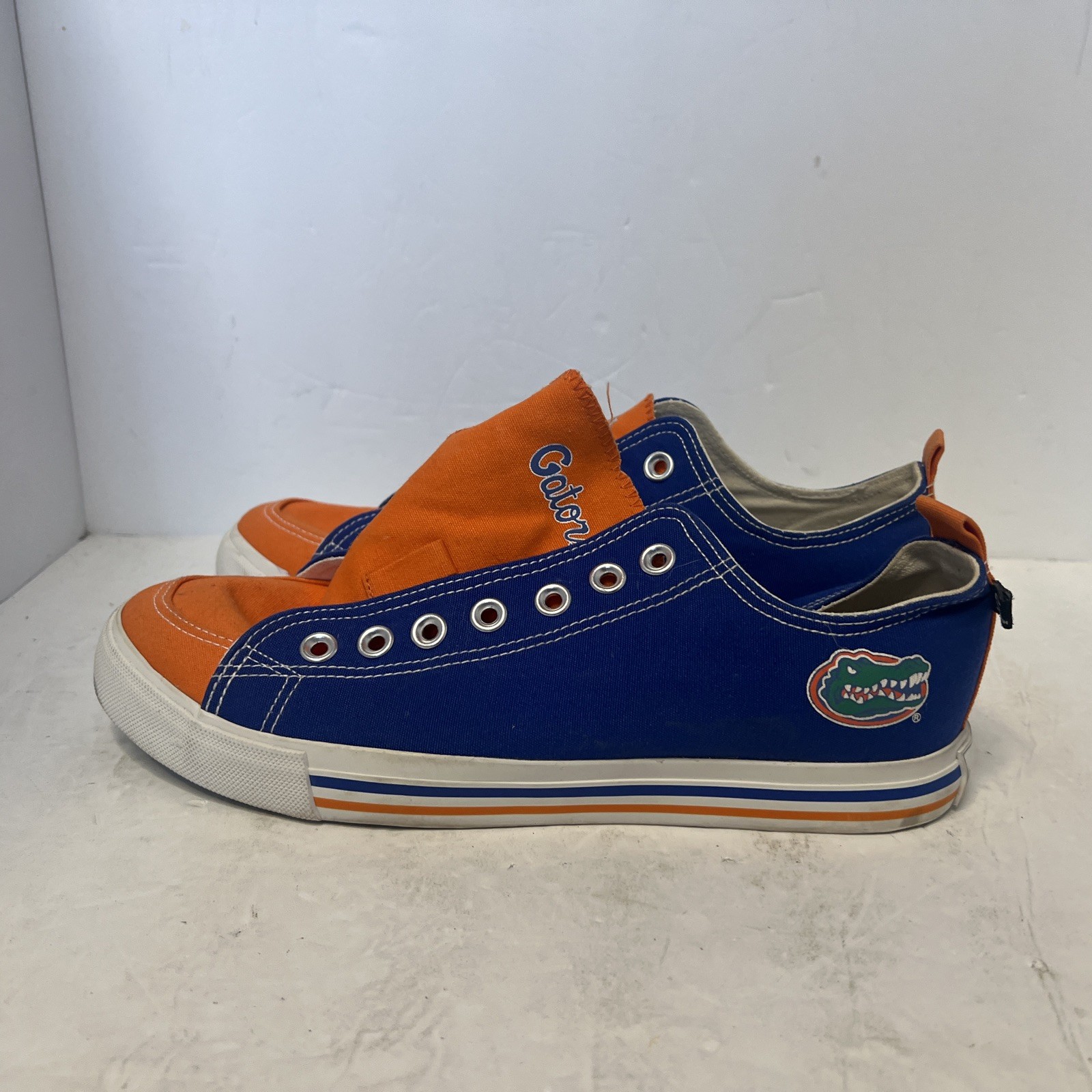 Skicks U Of F Florida Gators Swamp Canvas Low Top Sneakers Women 11 Men’s 9