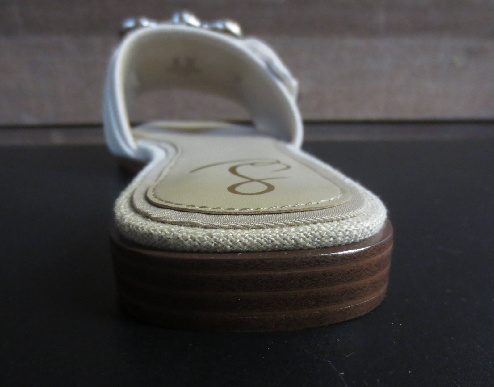 Sam Edelman Ivana Flat Sandal Summer Sand 8 Medium