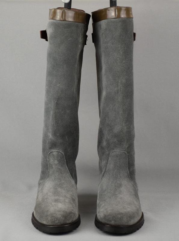 Women Studio Pollini Boots Grey Suede 38