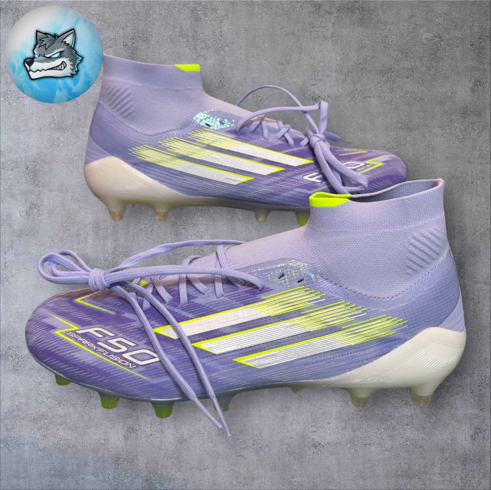 Adidas F50 Sparkfusion Elite Mid FG/AG Women’s Size 6.5 Soccer Cleats JH7648