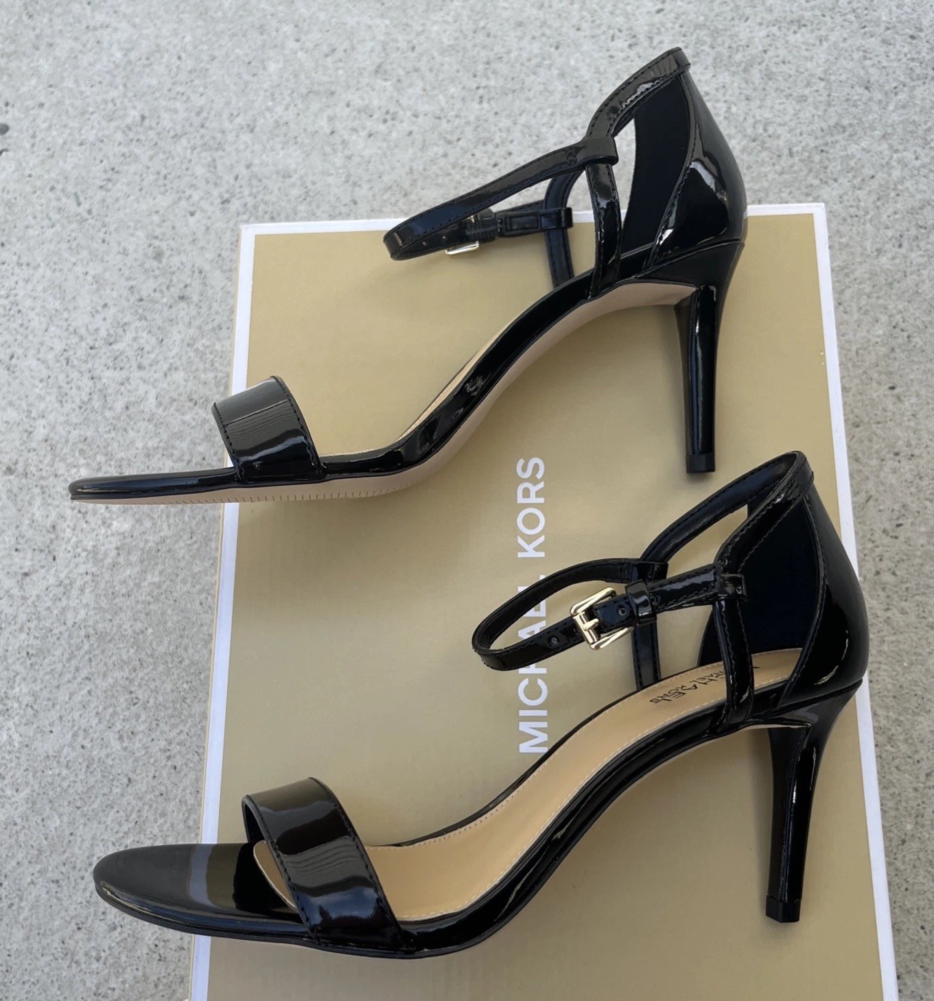 Michael Kors Sandal Pump Heels Size 5 M Special Occasion Simone Mid Heels