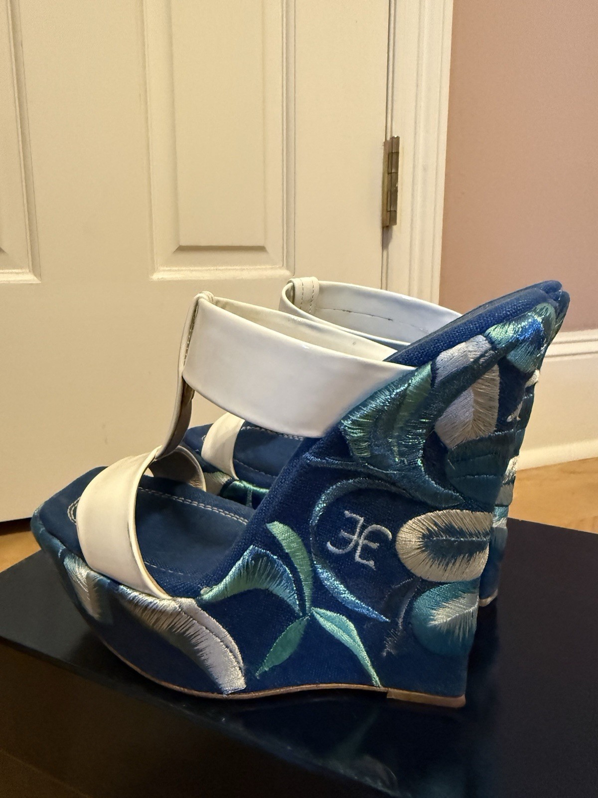 Fabi Patent Leather Italian Designer Sandals EUR 37 Stunning