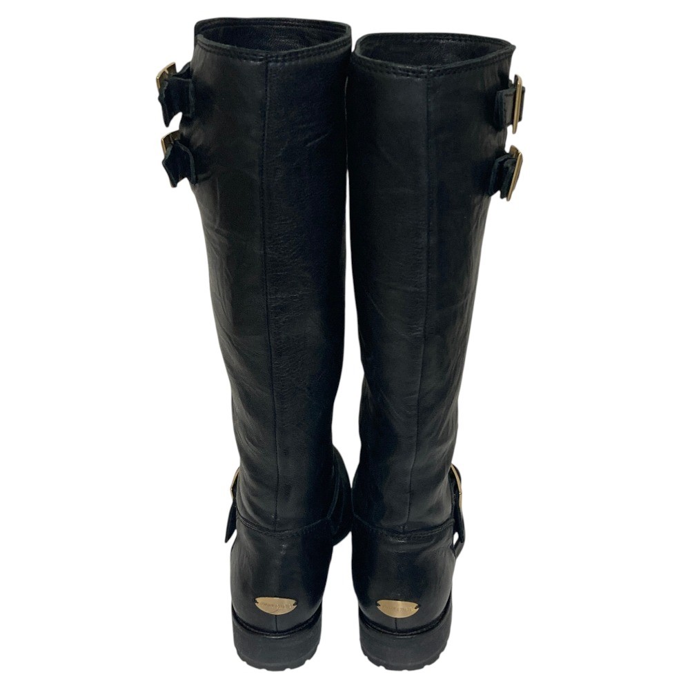 JIMMY CHOO Jimmy Choo Engineer Long Boots Size 35 Black Women USED