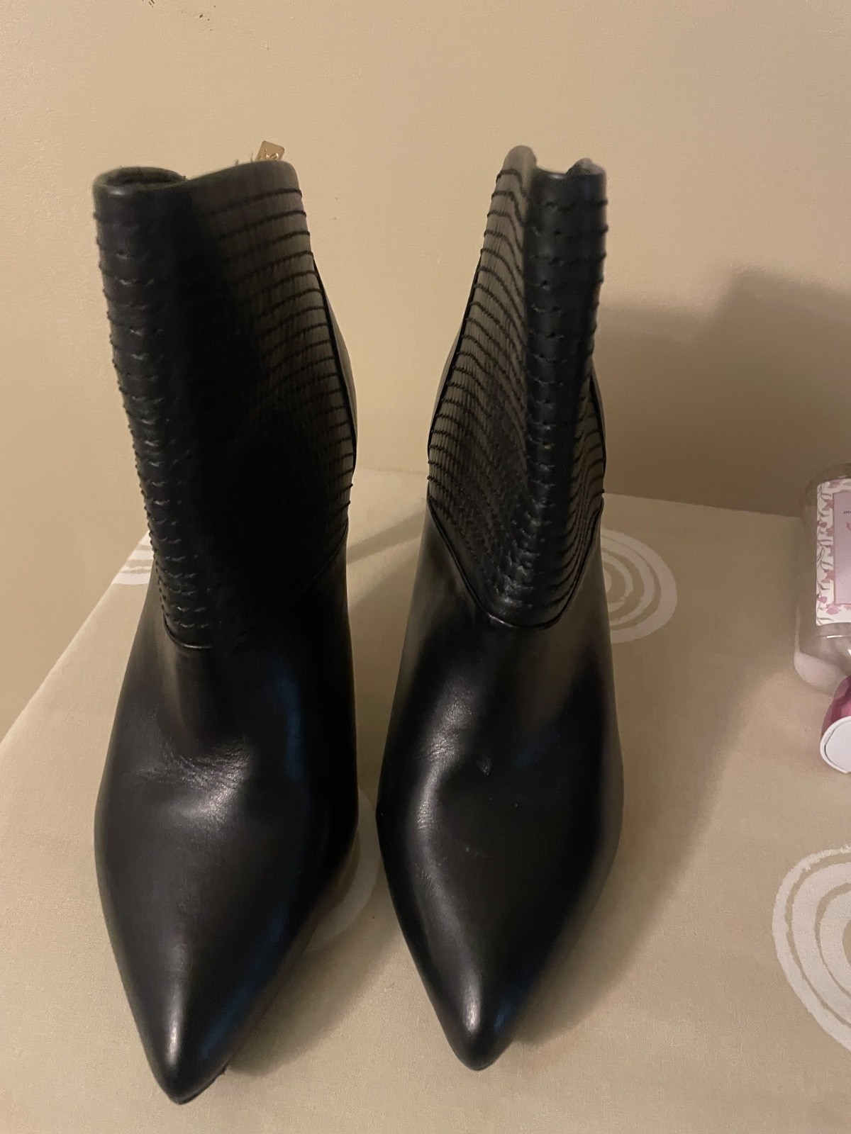 Adrianna Papell Black boots women 8.5 leather