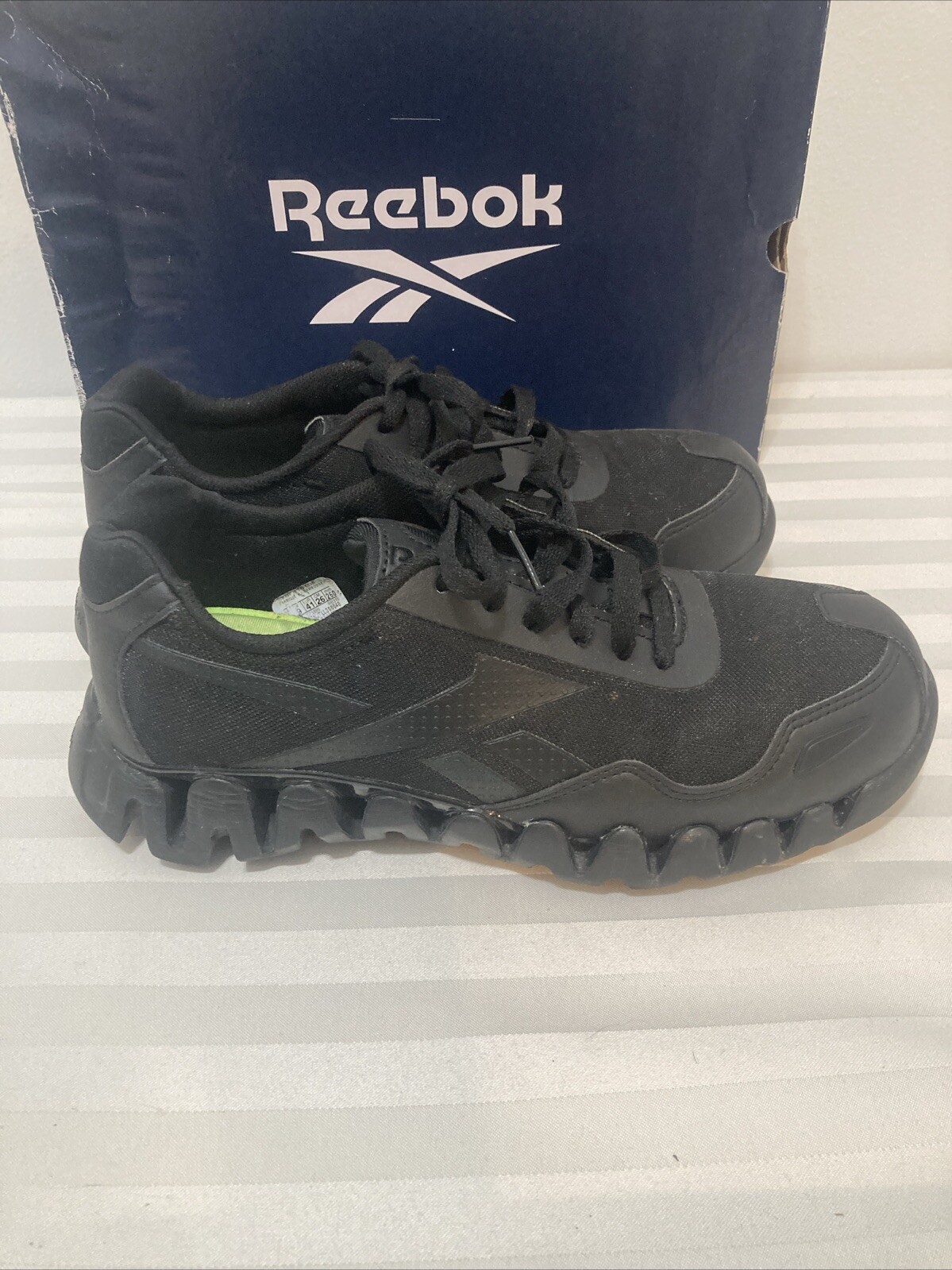 Reebok Womens Zig Pulse Black Work & Safety Shoes 10 Medium (B,M) BHFO 0709