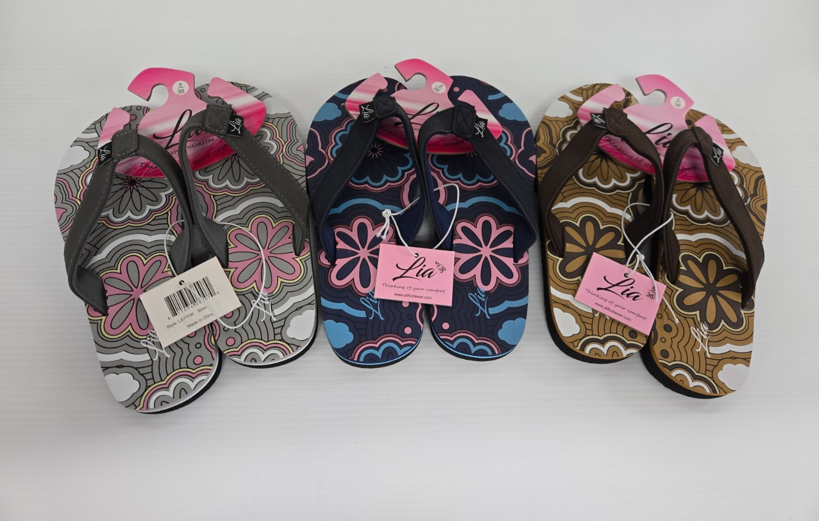 New Lia Flip Flops Women’s LS711W