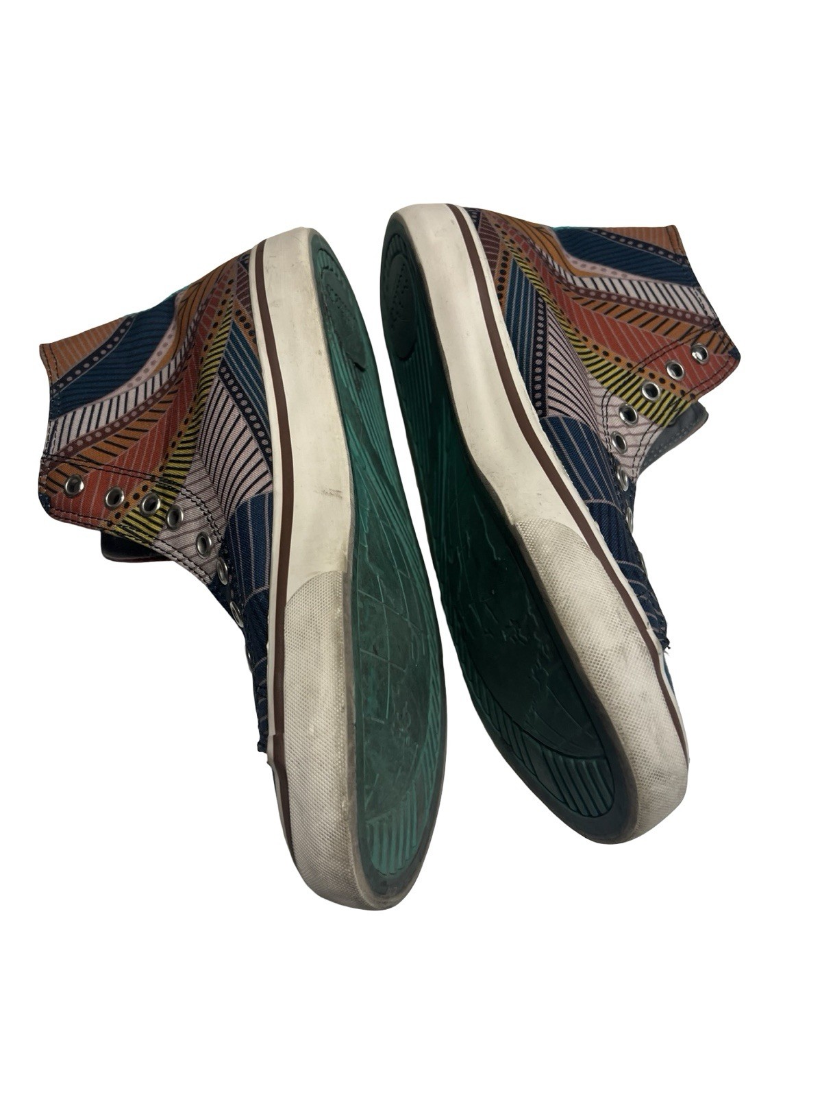 INKKAS Cyprus Canvas High Top Unisex Shoes Womens Size 8 Mens 6 Sneakers Shoes