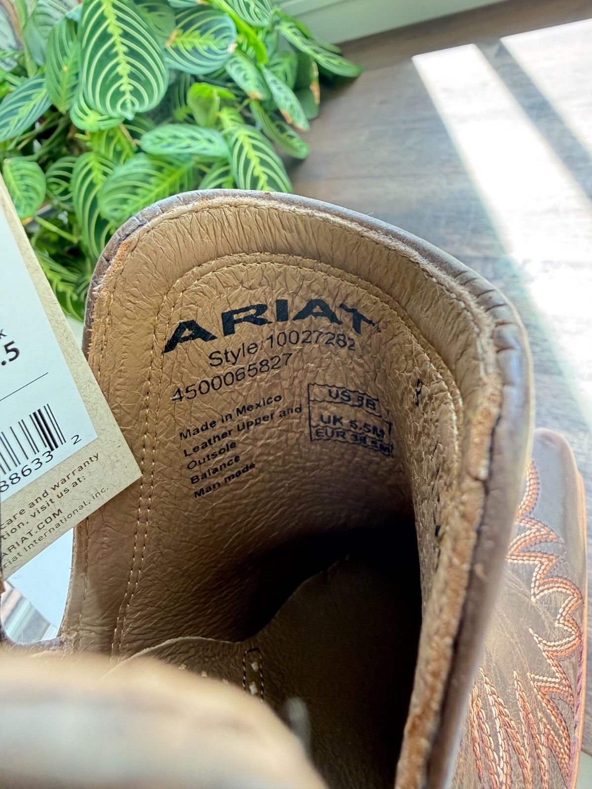 Ariat Dixon Weathered Brown Ankle Boots NIB Womens 8B 10027282