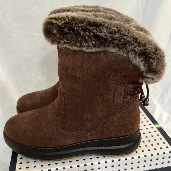 Flexus by Spring Step Waterproof Winter Boots – Brown (EU 39/8-8.5) a545852