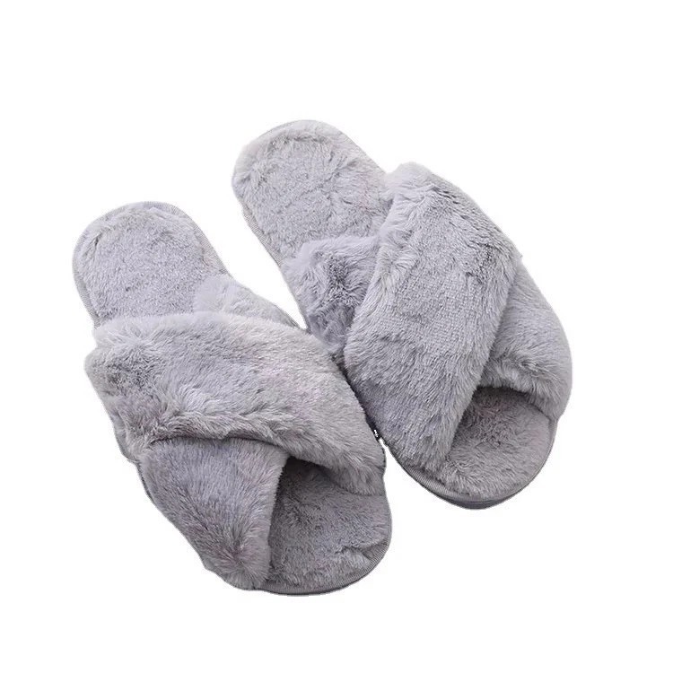 Women fluffy house slipper for wedding or any other occasion. Perfect for gifts