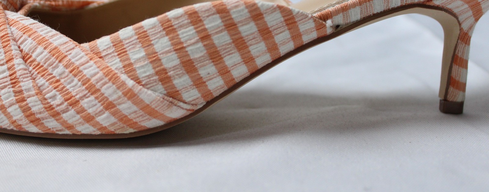 Just Fab Women’s Freya Heeled Mule Pumps AC2 Peach Bud Size US:10 EU:41 UK:8