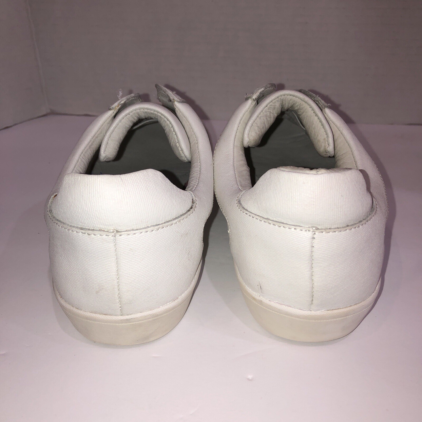 Derek Lam 10 Crosby Laurel Size 8 White Leather Slip on Athletic Sneakers Shoes