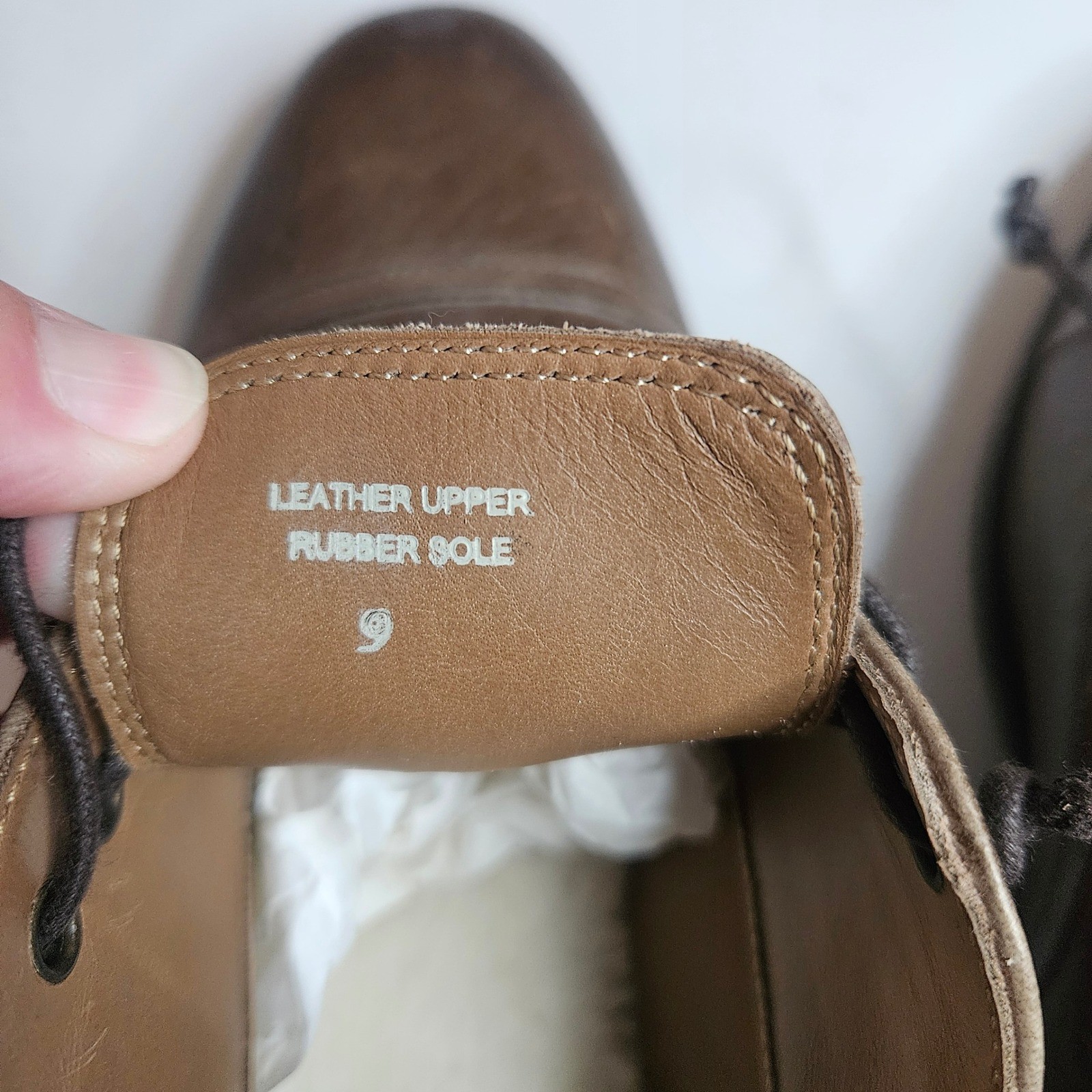 UGG Collection Made in Italy Womens Brown Leather Shearling Lined Oxford Shoes 9