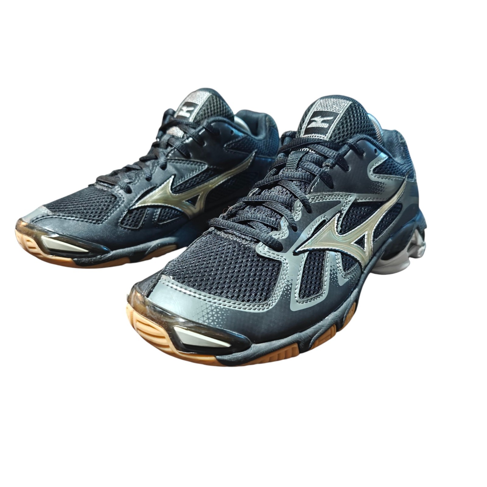 Mizuno Wave Bolt 5 430204 9073 Black Volleyball Shoes Womens Size 8.5
