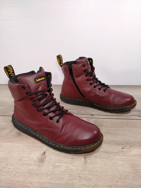women dr martens boots burgundy 38