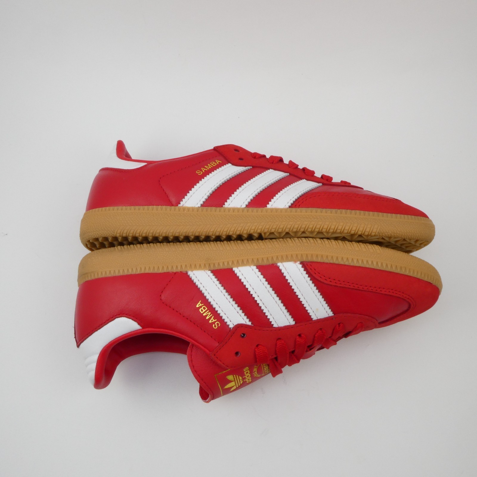 Adidas Samba Women’s 8 OG Shoes Athletic Casual Soccer Skate Red-White-Gold