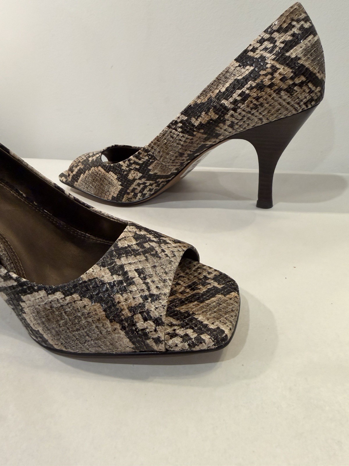 New Tahari 🌺Women Riddle Faux Snake/Western/Classic/Work/Comfort/Sz 10 Lux💥EUC