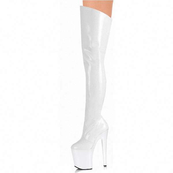7.87 inches High Height Sex boots Stiletto Heel Over-the-Knee Boots US size 5-11