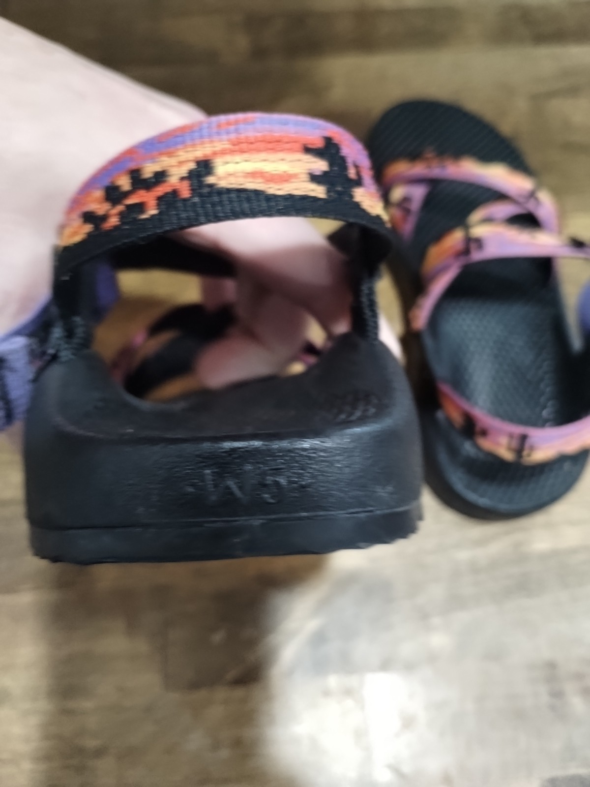 CHACO Southwestern Sport Sandal Sz5 Ankle Strap Hiking Womens Waterproof Camping