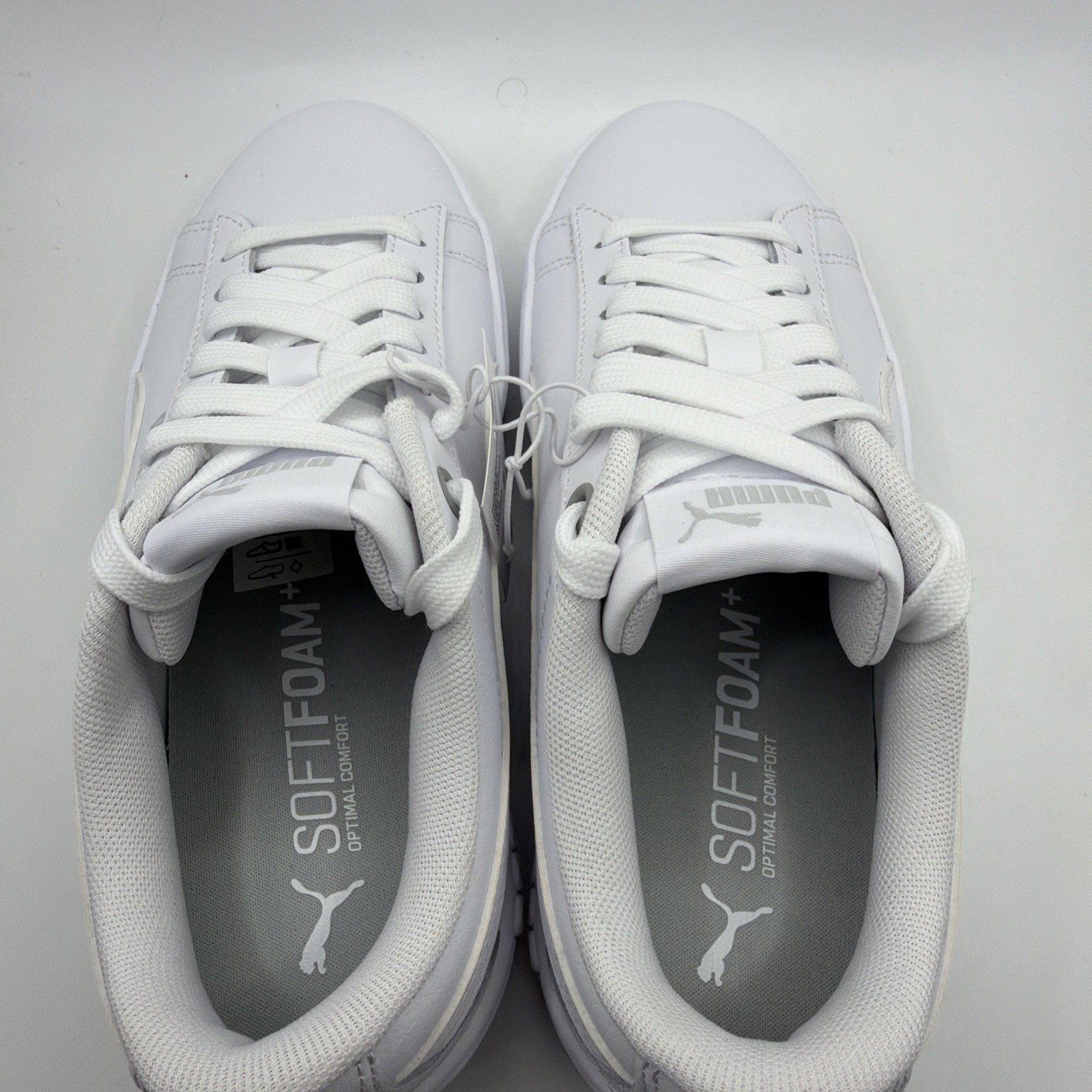 PUMA Women’s Smash Platform Lifestyle Shoes White 394006-01 Sz 7
