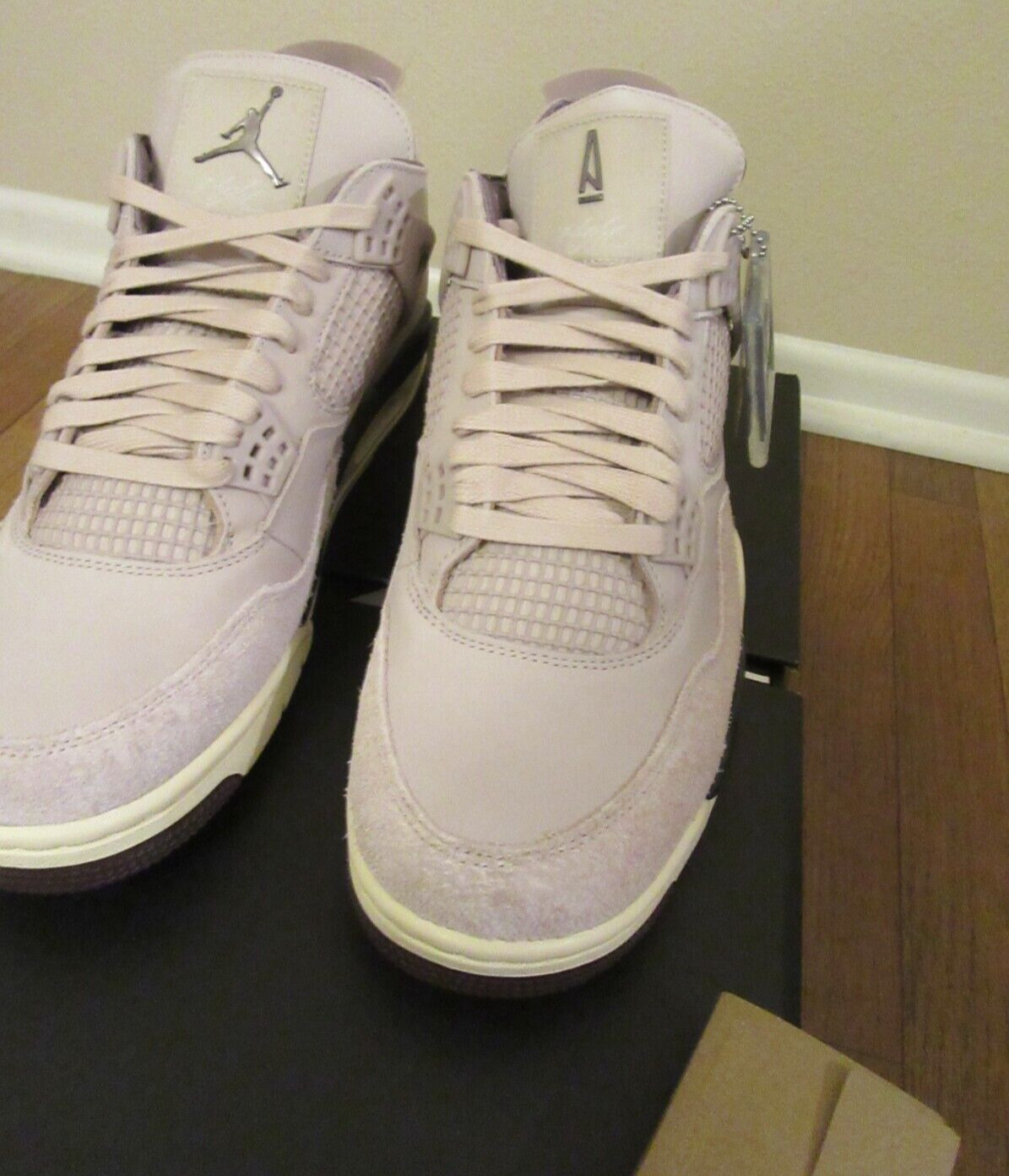 Nike Women’s Air Jordan 4 Retro OG SP A Ma Maniere Size 13 Fossil FZ4810 200 New