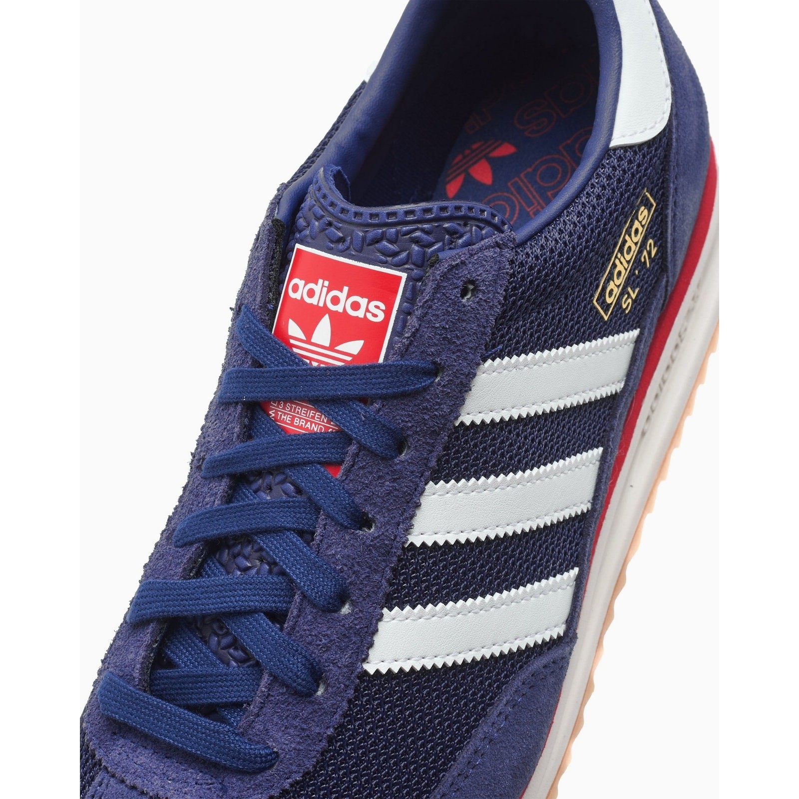 ADIDAS ORIGINALS MEN’S 6.5 SL 72 RS DARK BLUE WHITE RED JQ9797 NIB