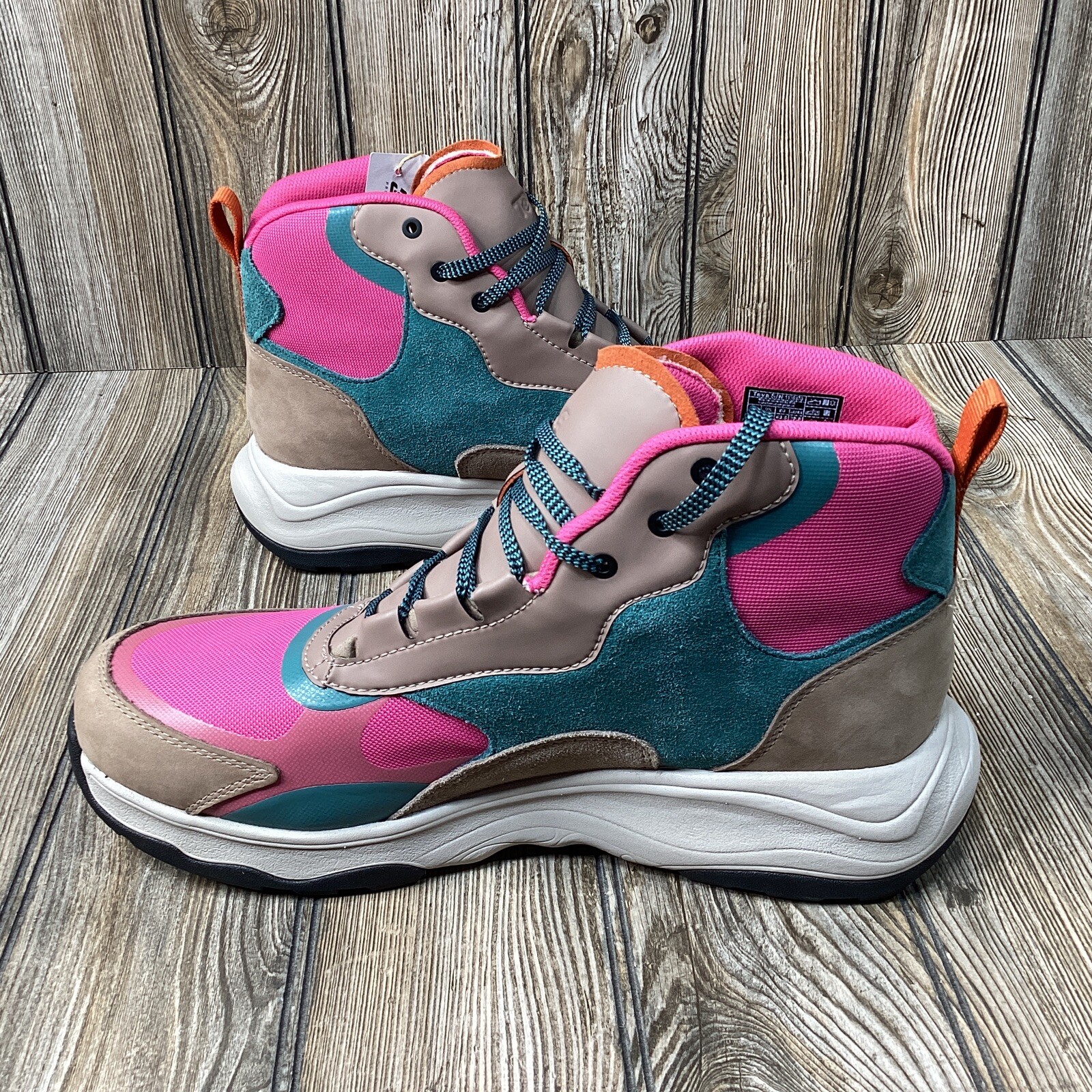 Teva Womens Waterproof Geotrecca Rp Multicolored Hiking Boots US Size 12.5 *NEW*