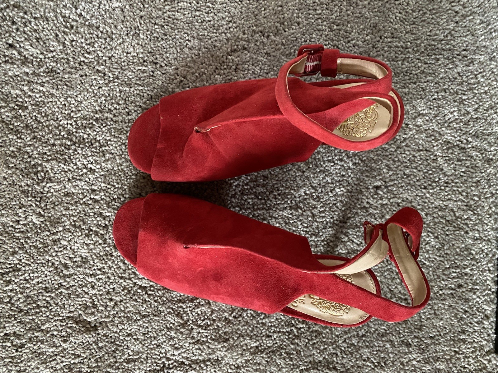 Vince Camuto Women’s Heels 6.5 Red Suede