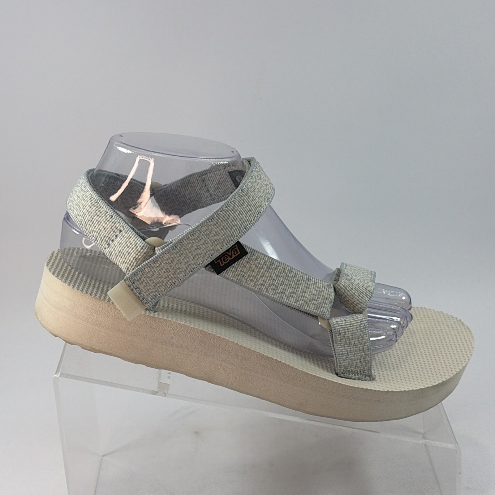 Teva Midform Universal Sandals Women’s Sz 9 Boho White & Blue Strappy