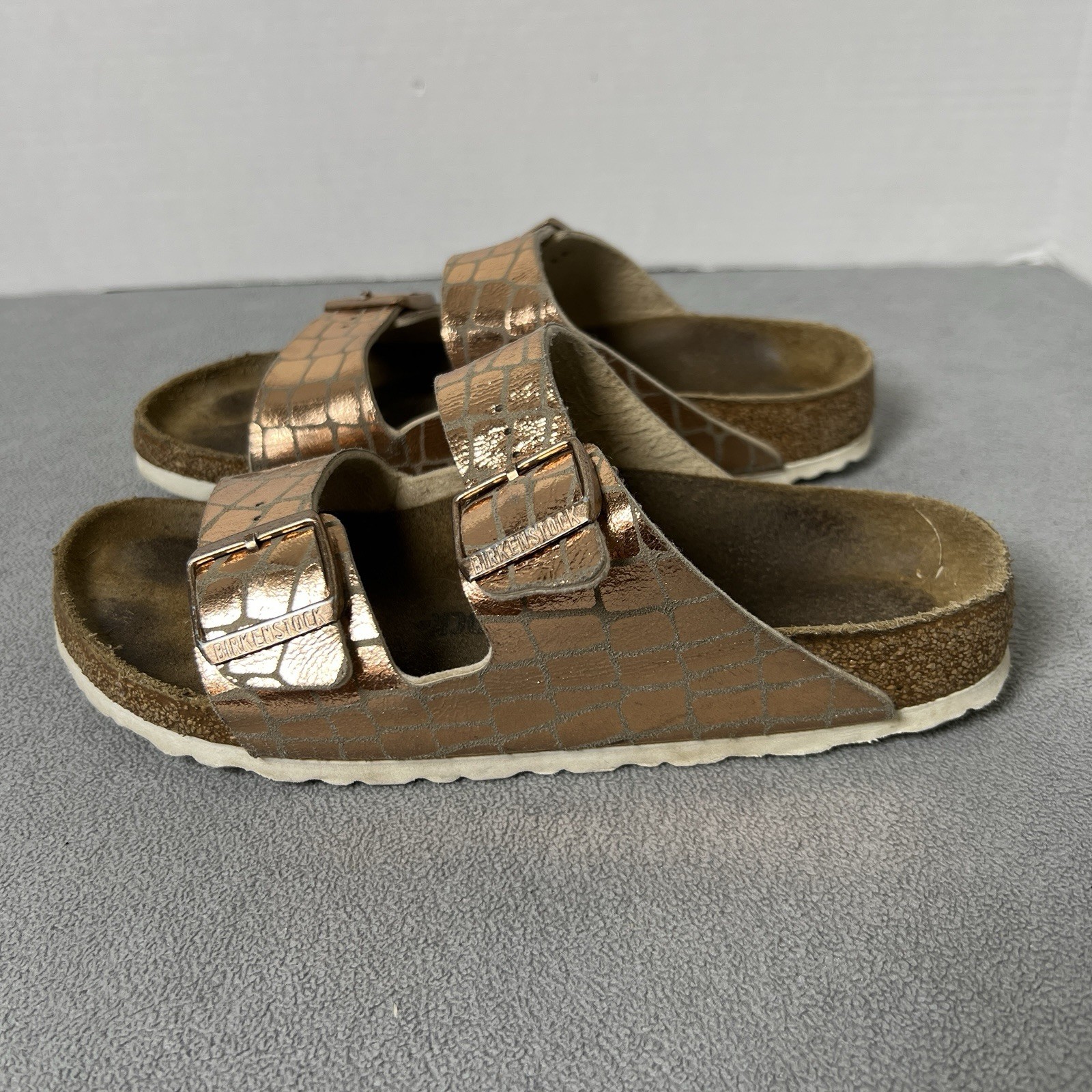 Birkenstock Unisex Adult Arizona Gator Gleam Size EU 40 US 9 Women