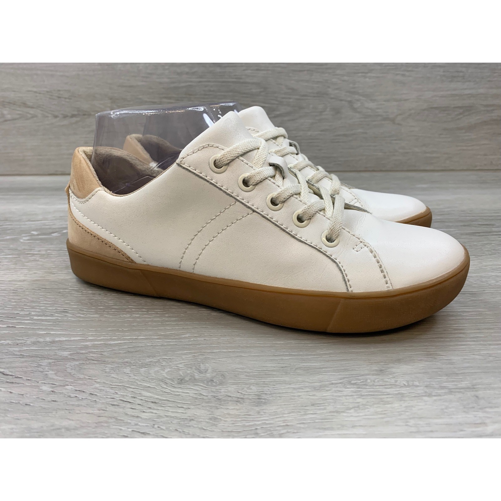 Naturalizer Morrison Women’s Sneakers 7.5 White Leather Low Top Comfort Shoes