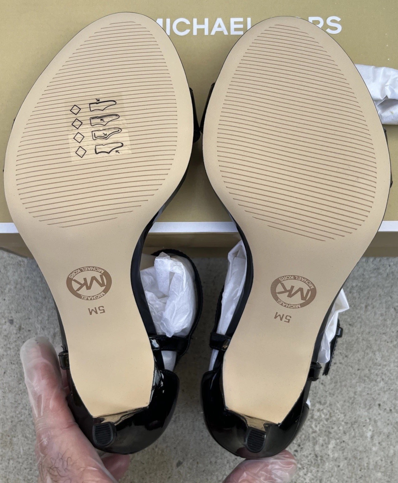 Michael Kors Sandal Pump Heels Size 5 M Special Occasion Simone Mid Heels