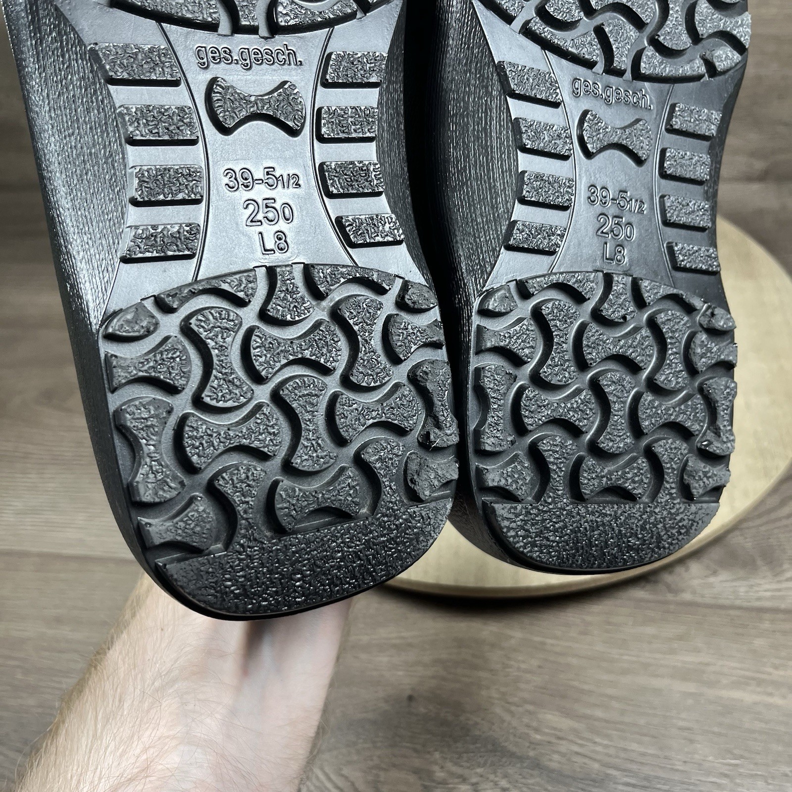 Birkenstock Profi Birki Slip On Work Clog Black Germany Womens Size US 8 EU 39