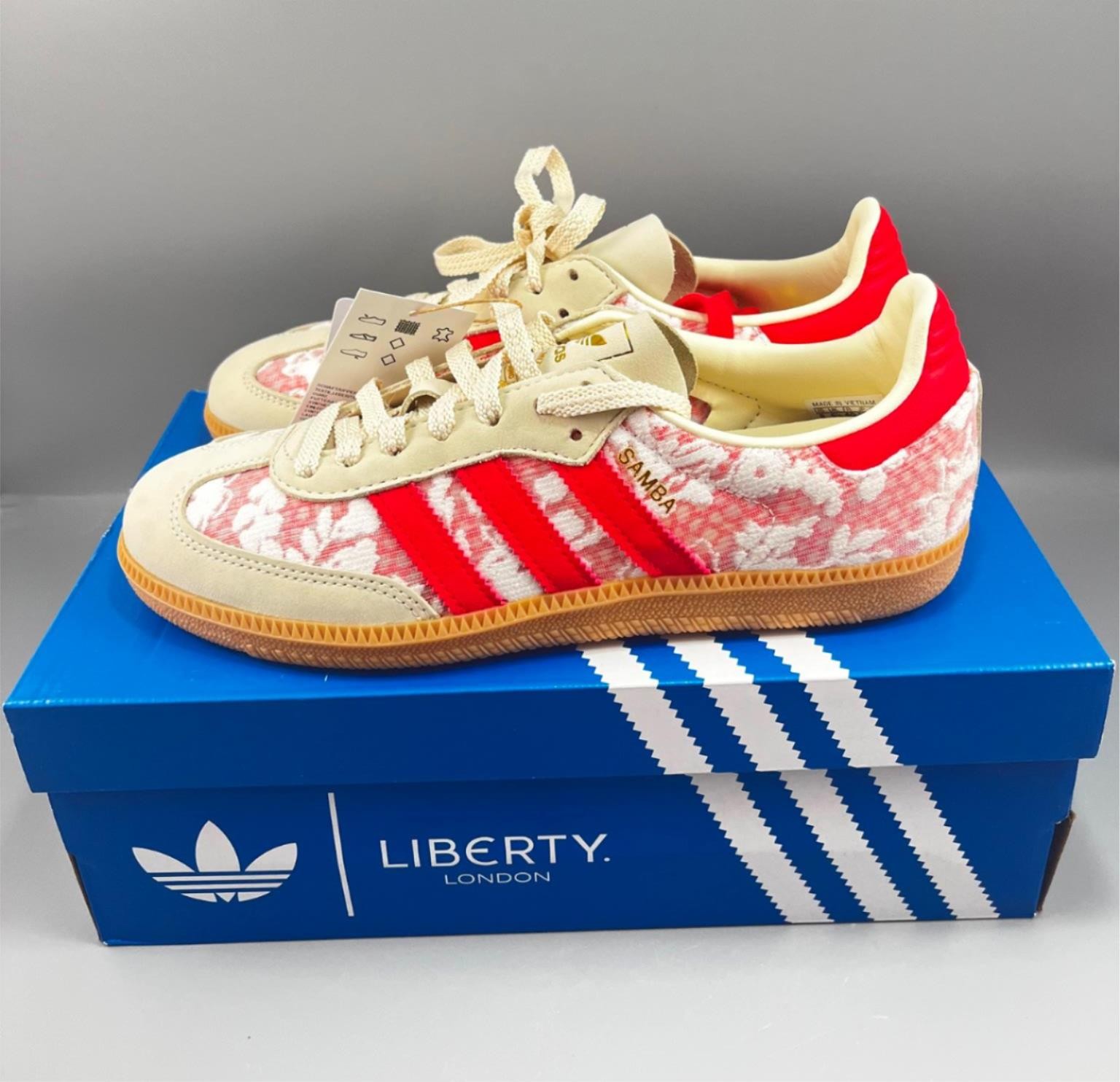 Adidas Samba OG LIBERTY LONDON Better Scarlet JR8841 Women’s Size 6 7 7.5 8 9