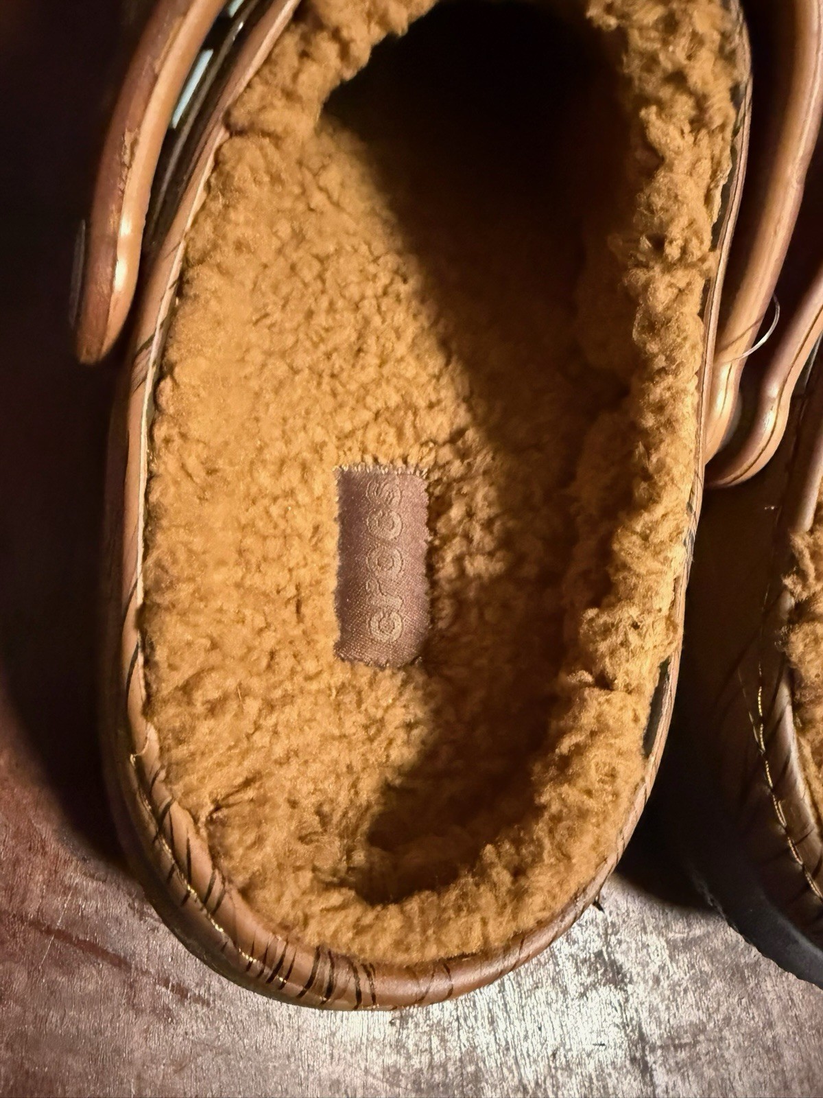 Crocs Star Wars Chewbacca Classic Fur Lined Clogs Espresso Women’s Sz 8 NWT