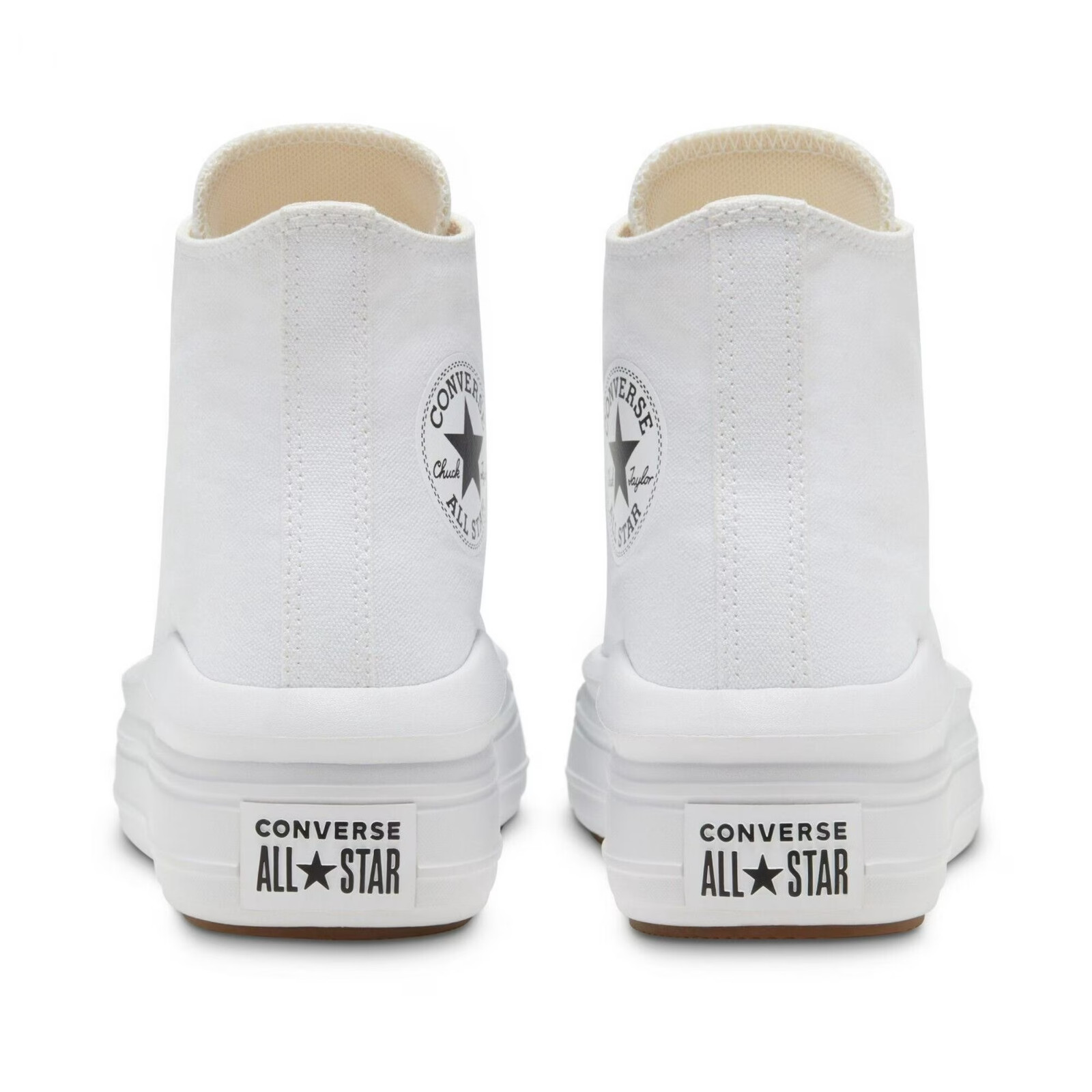 Converse CTAS Move Hi Women Size 8.5 White Black New With Box 568498C