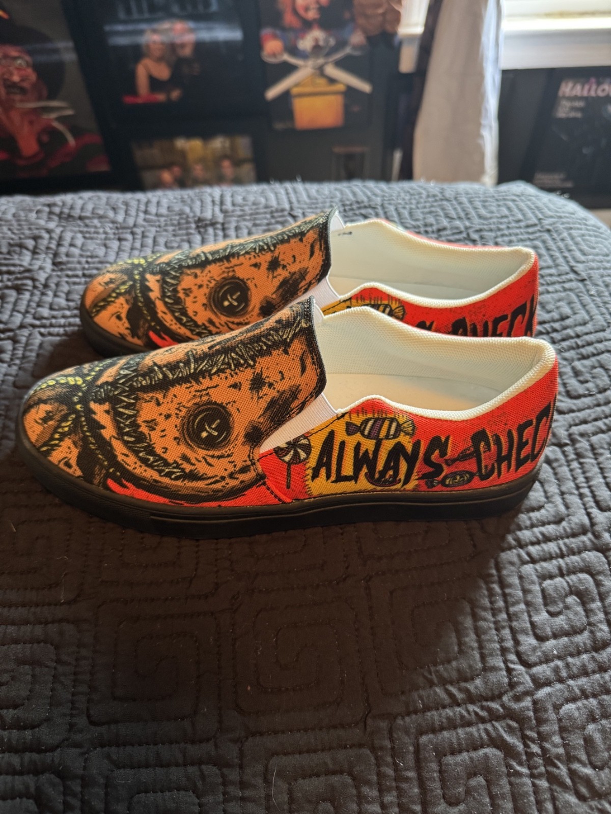 MIDNIGHT MONSTER SOCIETY Trick r’ Treat Slip-On Shoes