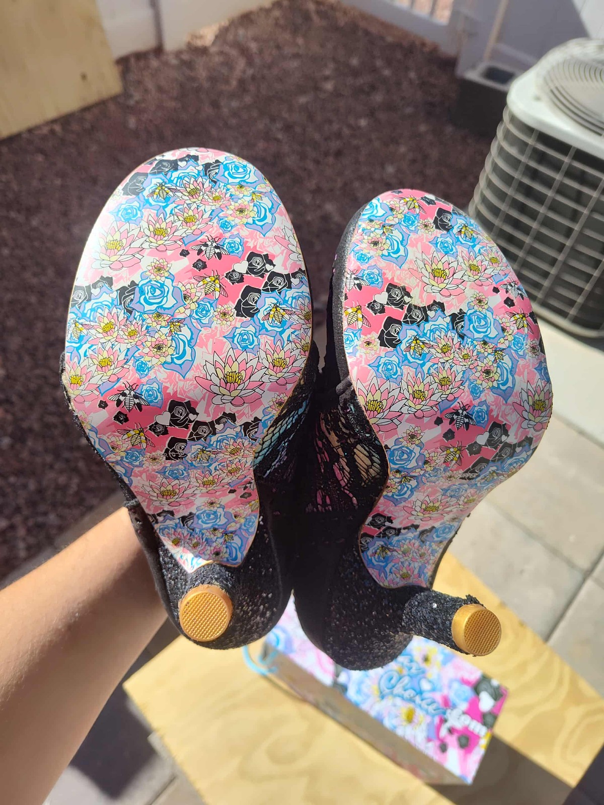 Irregular Choice Abigail’s Party Black Multi Size 38