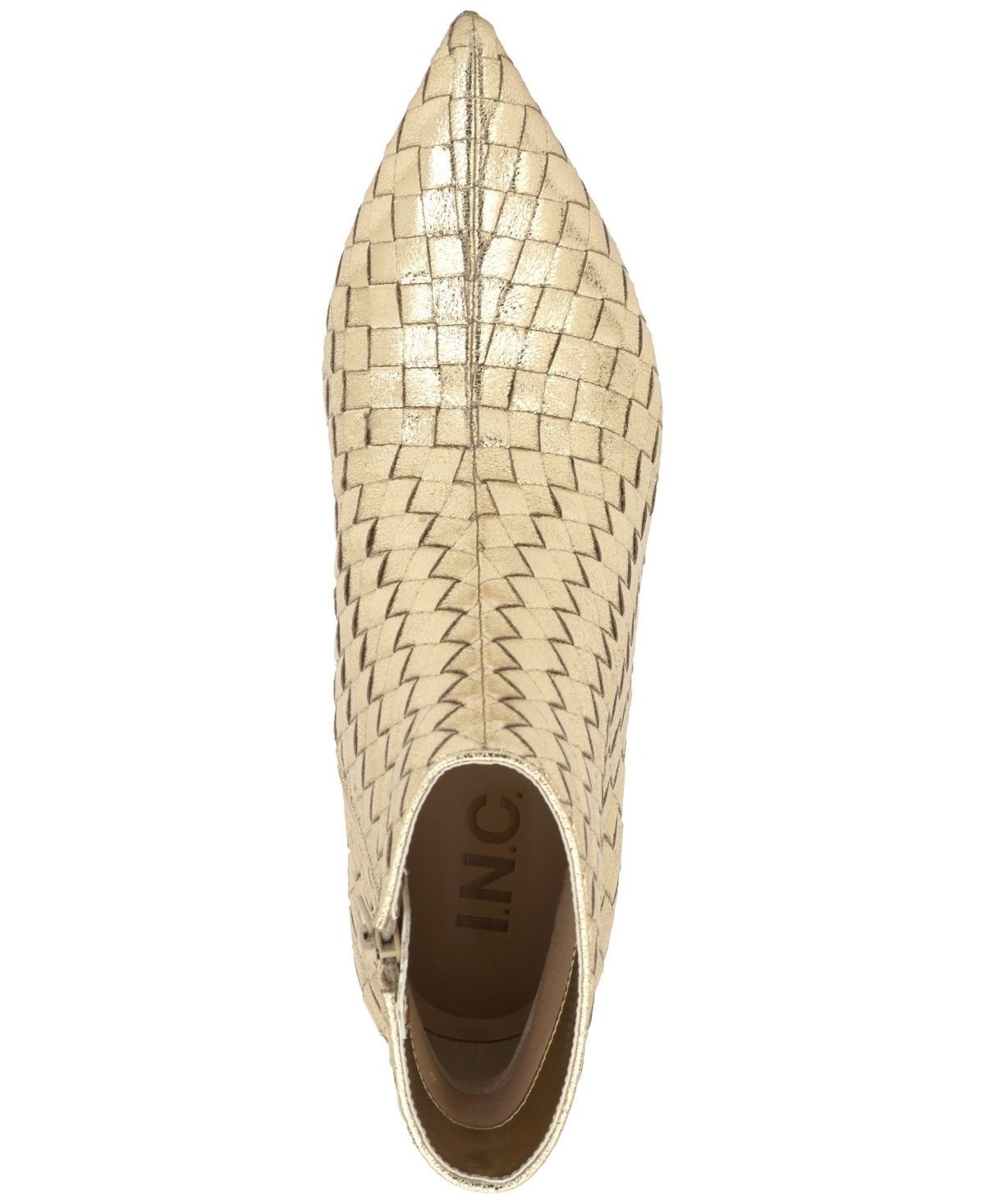 I.N.C. International Concepts Womens Raisie Dress Booties Gold Size 6.5M NIB
