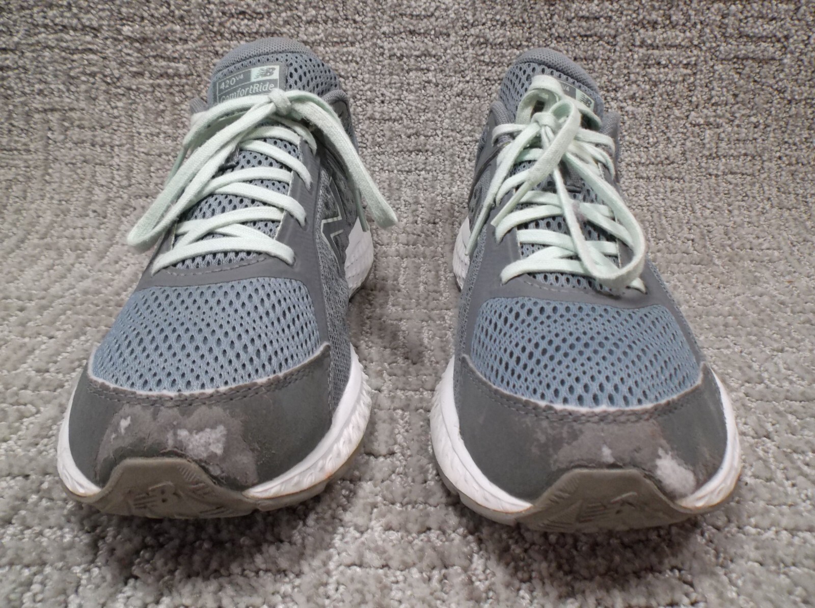New Balance 420v4 Comfort Ride Sneakers Womens Size 10 Gray Mint W420LG4