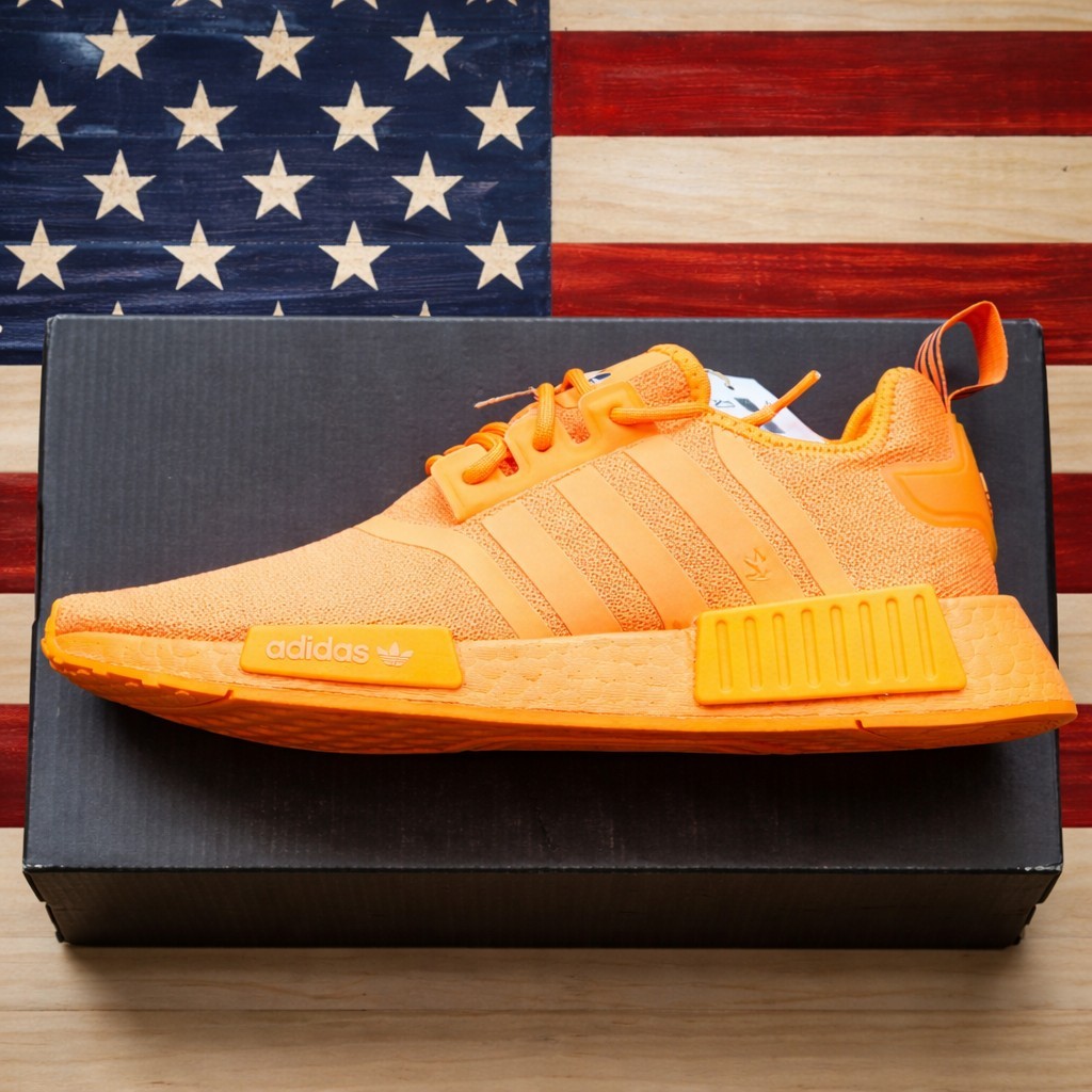 Adidas NMD R1 Women’s Running Shoes Bright Orange MSRP $150 [GV9439]