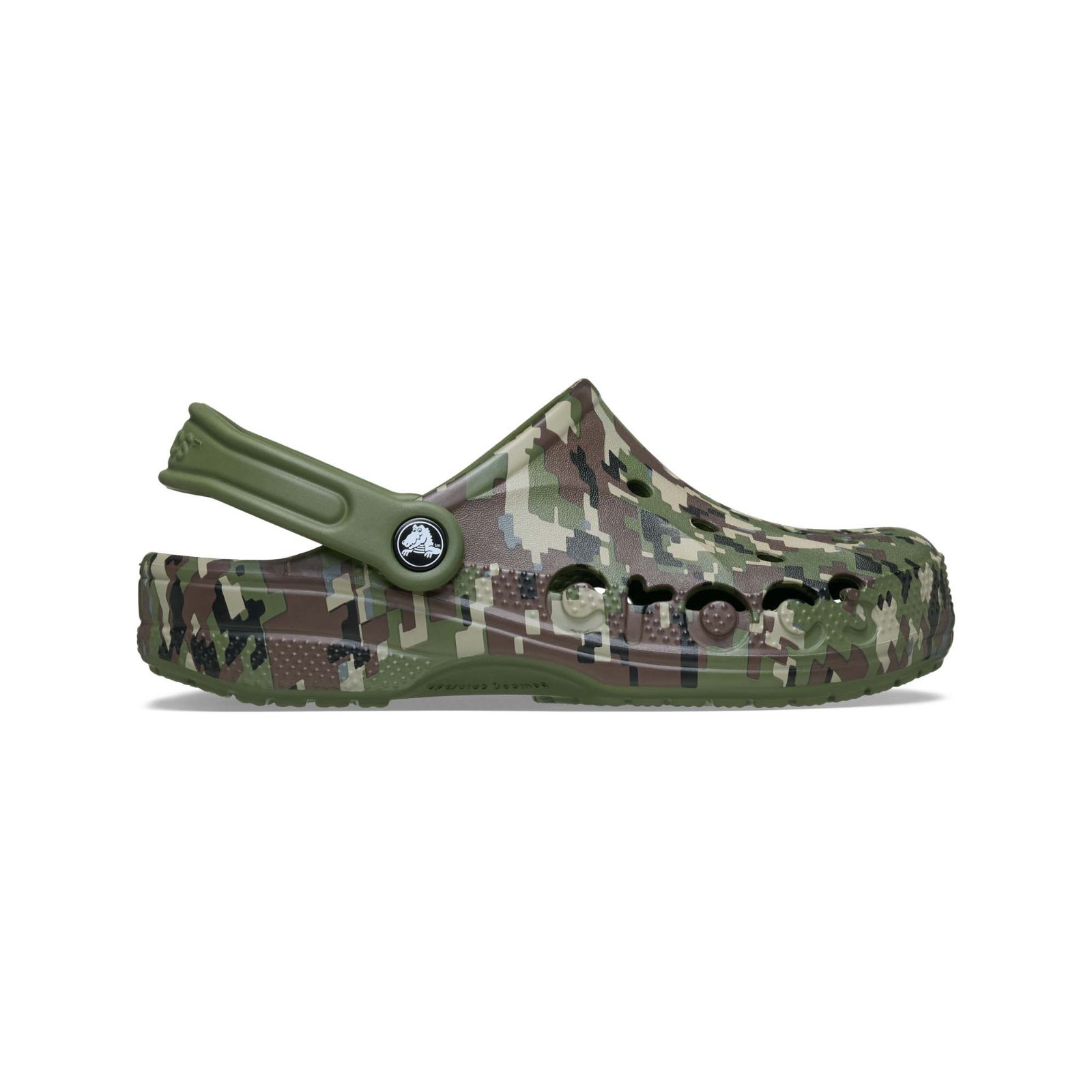 BIG SALE! Crocs Adult Unisex Baya Clog, Comfort Lightweight, Army Green/Multi