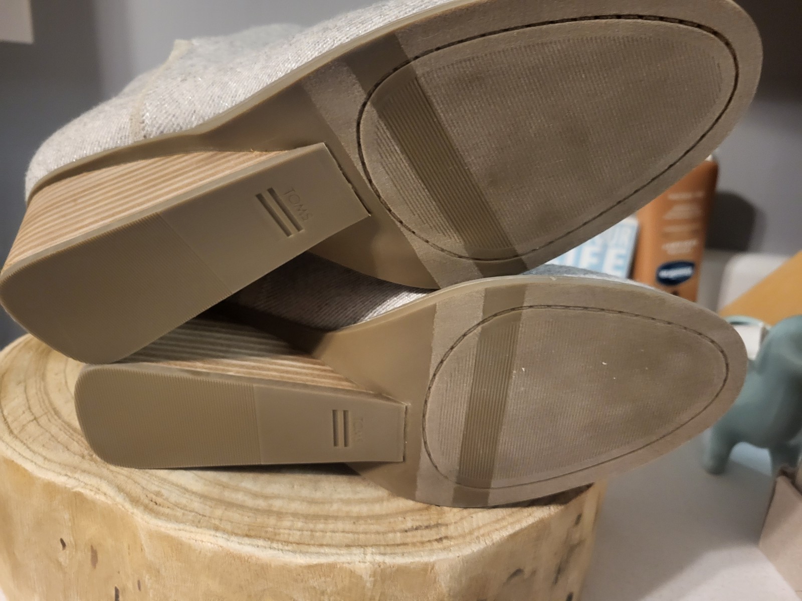 Toms Kaia Wedge Heel Womens Bootie Size 9.5