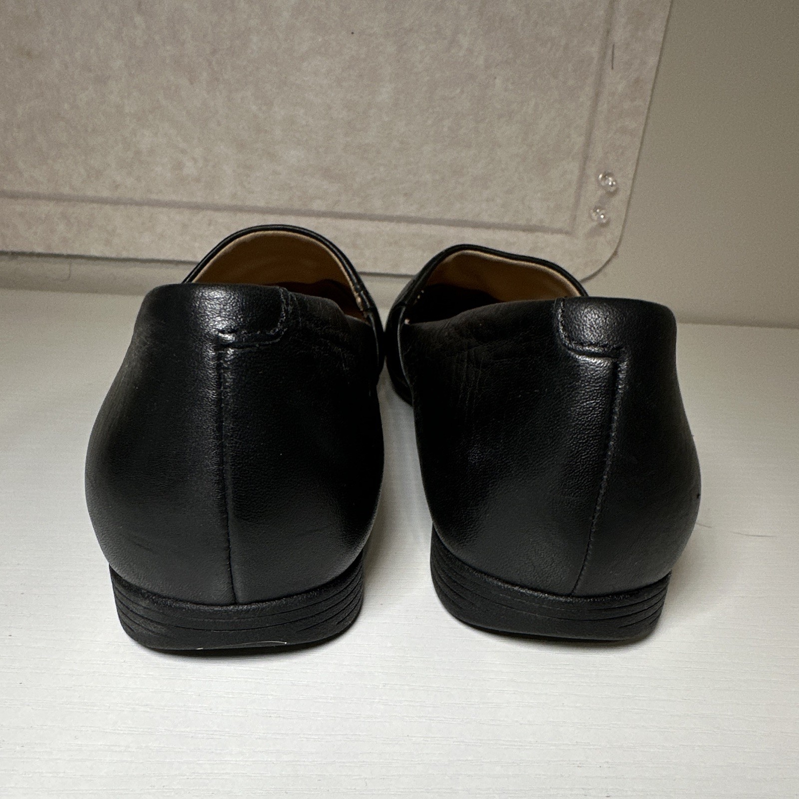 Dansko Black Leather Slip-On Loafer Flats Comfort Round Toe Women EU 39