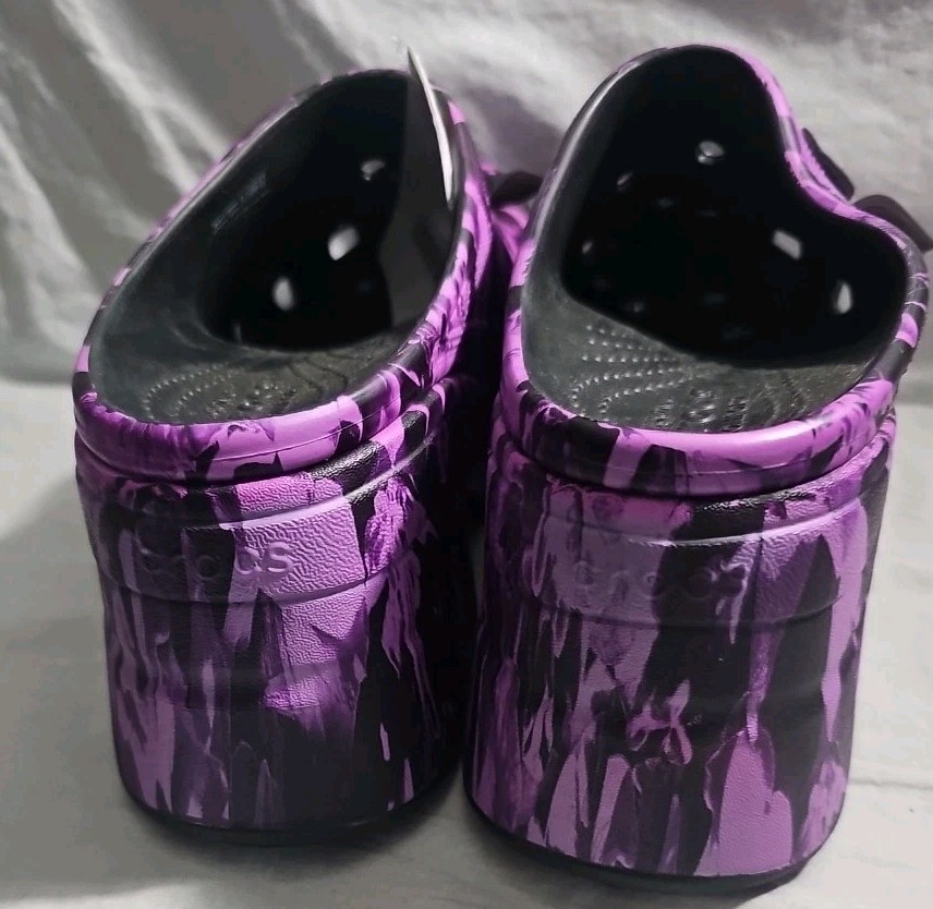 CROCS Siren Hyper Floral Clog ‘Black Multi’ Size M- 8 W-10