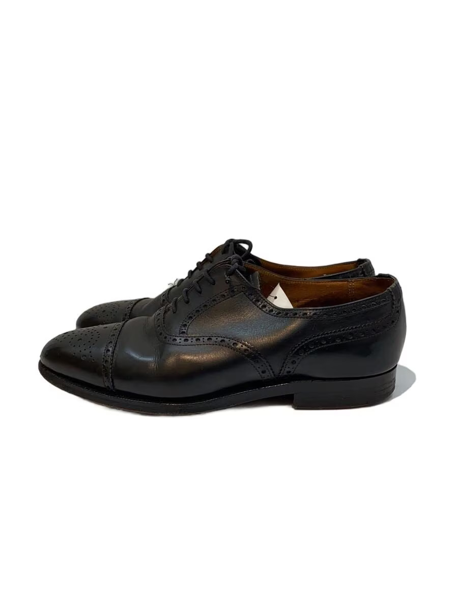 Lloyd Footwear Crockett Jones Straight Tip Dress Shoes Us5 Black Leather Grl95